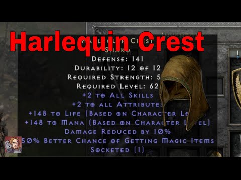 D2R Unique Items - Harlequin Crest (Shako)