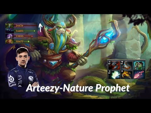 [Arteezy] Nature Prophet-farming machine just right click and get rampage