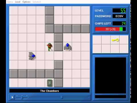CCLP1 level 55 solution - 322 seconds