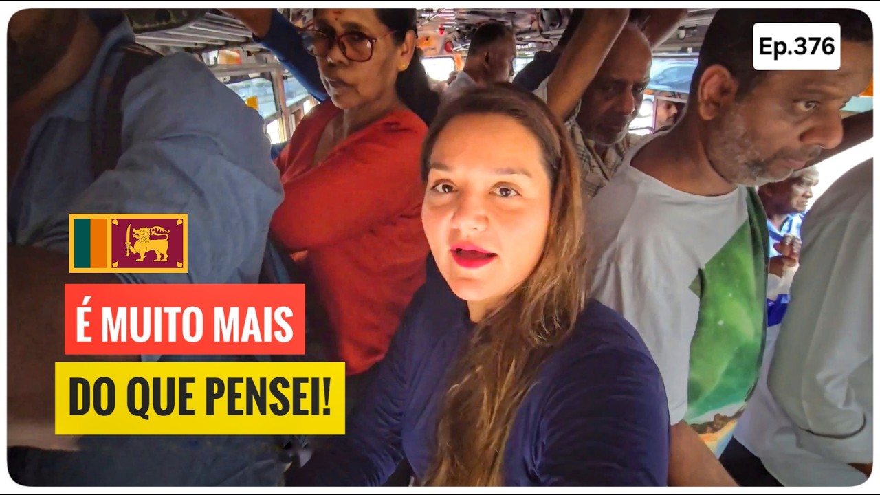 PRIMEIRO DIA INTENSO pela CAPITAL do SRI LANKA!