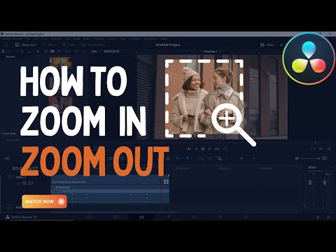 How to Zoom In/Out Video in Davinci Resolve 18