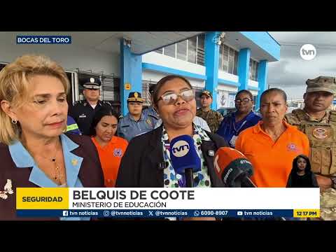 Sinaproc y Meduca coordinan simulacro de evacuación en Changuinola y Chiriquí Grande