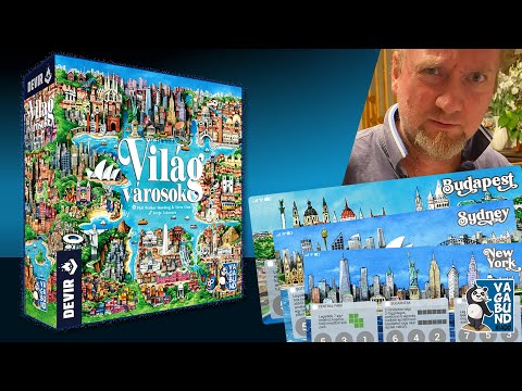 Világvárosok társasjáték - a kiadó szemével - VAGABUND KIADÓ webshop