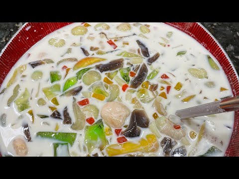 BTBF 550::  Cách làm Chè Thái siêu béo thơm ngon nhanh dể làm.  BTBF Món ngon mỗi ngày