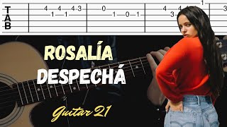 ROSALÍA - DESPECHÁ  || Tutorial Guitarra ||TAB