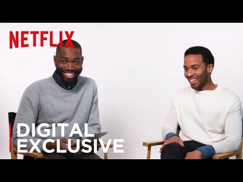 Thumbnail of the video: Between Two Faves: Tarell Alvin McCraney and André Holland | Strong Black Lead