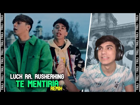 REACCIÓN a Luck Ra, Rusherking - TE MENTIRIA REMIX