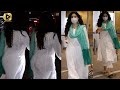 Janhvi Kapoor Looks Perfect Hot Indian Chic In Transparent White Dress IndianCinema Live