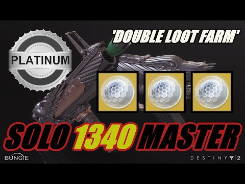 DOUBLE LOOT: EASILY Solo Farm 1340 Master Nightfall (Platinum) W/Fighting Lion Exotic GL - Warlock