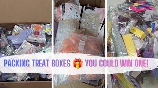 💅 Donation Haul & Treat Box Packing | Nail Supply Goodies for BR Nail Talk 🎁