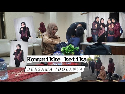 komunikke kalo ketemu ikke nurjanah di belakang panggung