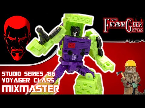 FAJITAS | Studio Series '86 Voyager MIXMASTER: EmGo's Transformers Reviews