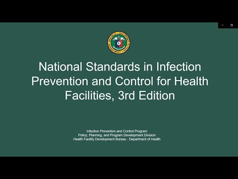 National Standards in Infection Prevention and Control in Health Facilities, 3rd Edition