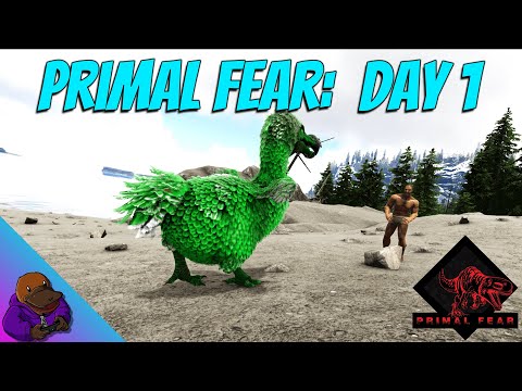 Let's Try Ark's PRIMAL FEAR mod: Day 1