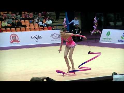 Kilianova Xenia (SVK) ribbon  Grand Prix Moscow 2015 All-around