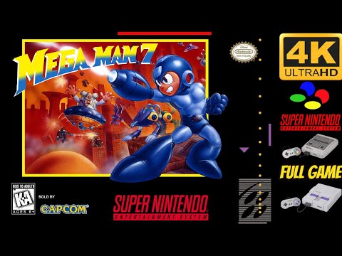 Mega Man 7 | SNES | 4K60ᶠᵖˢ UHD🔴 | Longplay Walkthrough Playthrough Movie FULL GAME