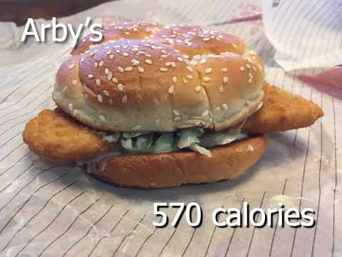 Calories in fast food fish sandwiches