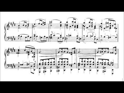César Cui – Prélude Op. 64 n. 8 (1903)[Score]