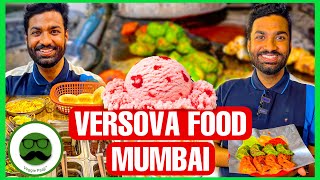 Versova Food Tour | Actor Suraj Momos, Unlimited Thorat Misal, TIB Ice Cream | Veggie Paaji Mumbai