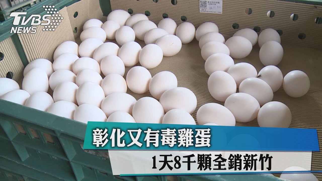 彰化又有毒雞蛋　1天8千顆全銷新竹