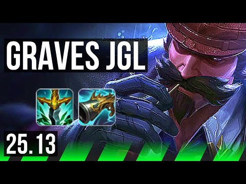 GRAVES vs OLAF (JGL) | 8/1/9, Legendary | KR Master | 25.13