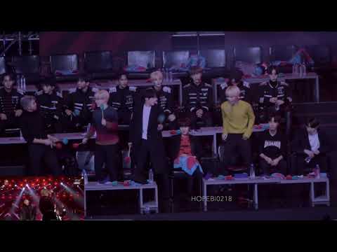 190106 방탄소년단 (BTS) Reaction to 스트레이키즈 (Stray Kids) "BANG BANG BANG"