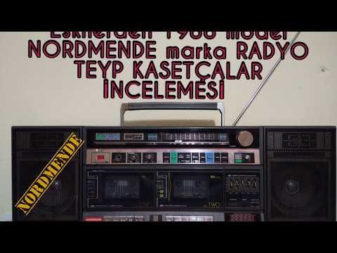1988 MODEL 36 YAŞINDA NORDMENDE RADYO TEYP KASETÇALAR İNCELEMESİ 📻📼