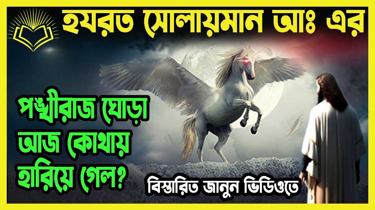হযরত সোলায়মান আঃ এর পঙ্খীরাজ ঘোড়া কোথায় হারিয়ে গেলো?
