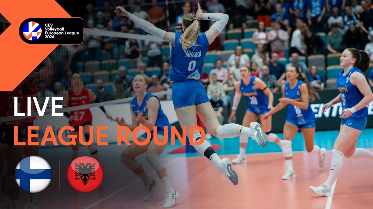 LIVE | Finland vs. Albania | CEV Volleyball European League 2026 | Women