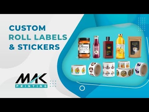 Custom Roll Labels - Customized Product Labels - Labels & Stickers Online - Mak Printing Inc