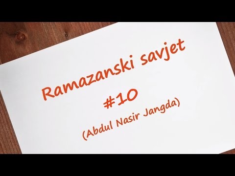 Ramazanski savjet #10 (Iftarska pravila)┇ UmmetmediA
