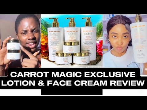 HONEST REVIEW ON CARROT MAGIC EXCLUSIVE LOTION AND FACE CREAM