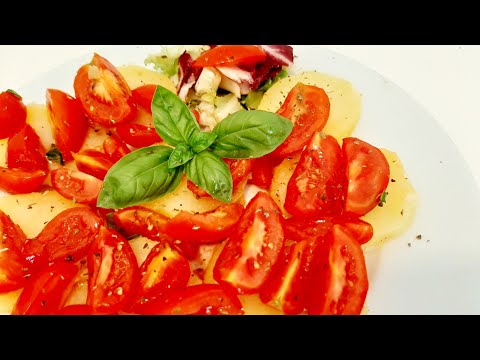 INSALATA DI PATATE E POMODORI SEMPLICE ED ECONOMICA
