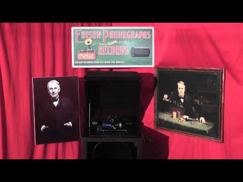 Edison blue amberol cylinder 1953 - Master Mason Degree Dirge by Male Quartet