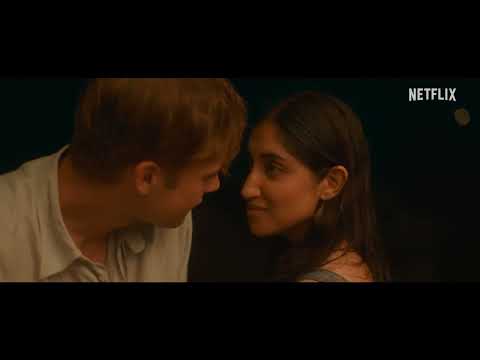 One Day Netflix trailer still — Emma and Dex cross paths on Edinburgh’s steps, 1988