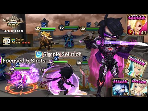Rank 3 in World Arena - Obabo | Dark Ninja - Han TEAM | RTA | Highlights - Summoners War