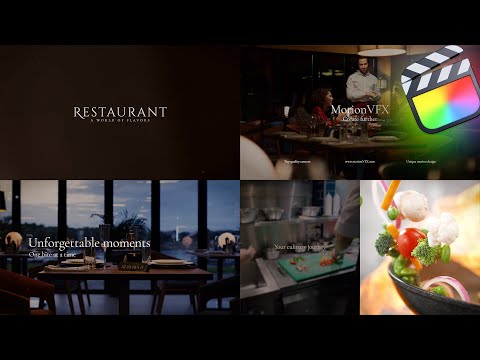 Restaurant Ad Modular Template for Final Cut Pro — MotionVFX