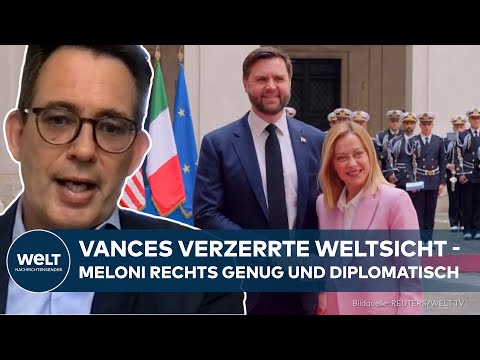 J.D. VANCE IN ROM: Kann Giorgia Meloni die transatlantischen Beziehungen für die EU retten?