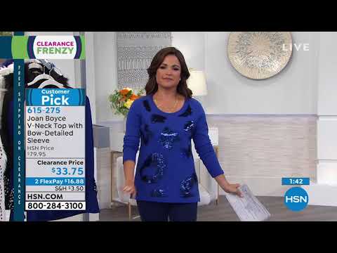 HSN | Joan Boyce Fashion & Jewelry Clearance Frenzy 05.06.2019 - 01 PM