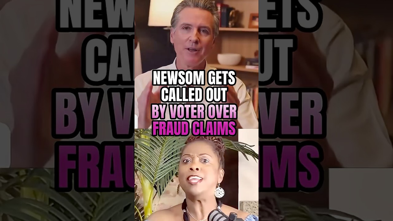 Voters Shut Down Gavin Newsom Over Fraud Claims! #short