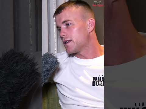 Liam Wilson fight day interview