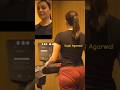 Kajal Agarwal Hot Back Figure Shortsfeed Gym Kajalagarwal Hot New Sauth Kajalhot