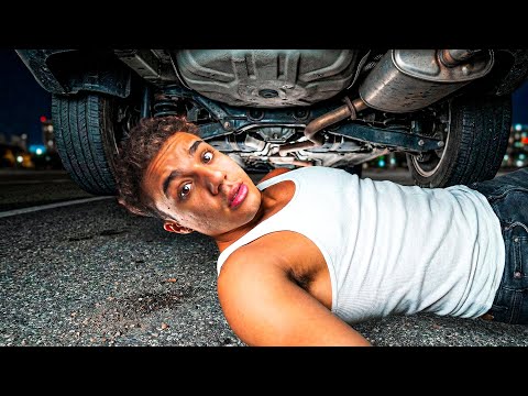 Have you ever hidden under a car?