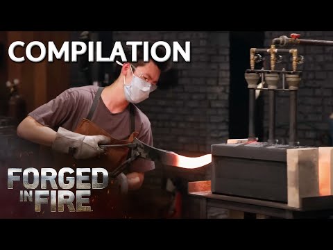 In the Arena with Ancient Gladiator Weapons Compilation | Forged in Fire