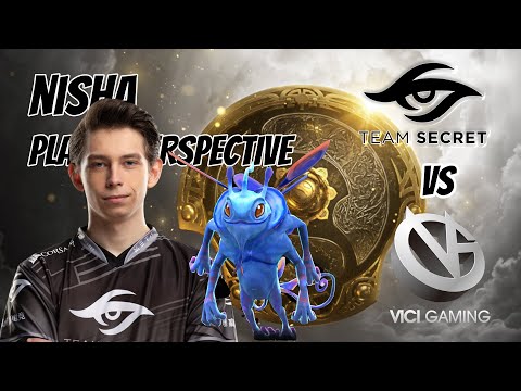 Nisha [Puck] Player perspective Secret vs Vici Gaming - International 10: Group Stage #dota2ti