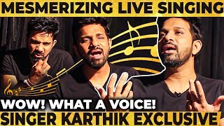 Karthiks LIVE Soulful Singing! Sweet Voice Ever! F
