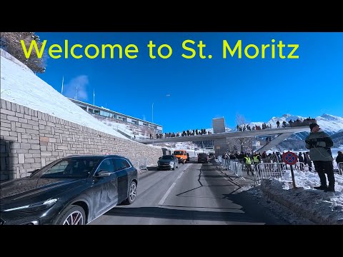 Thusis → Julier Pass → St. Moritz → Samedan 🇨🇭 | 4K Morning Drive Swiss Alps