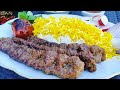How To make juicy, no fall from skewer, Kabab Koobideh /Persian kebab