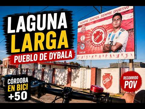 Córdoba en bici +50 Laguna Larga 50 km de Cba. Capital, es donde nació Dybala, visito el Cementerio