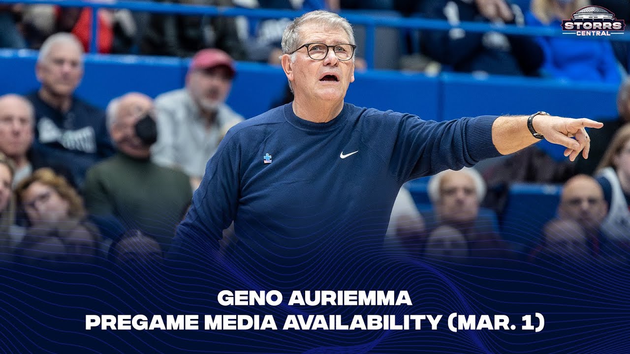 Geno Auriemma Media Availability - Pregame Media Availability (Marquette) (3-1-25)